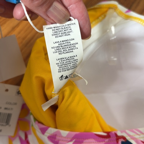 Bleu Rod Beattie Women's Bandeau Tankini Swim Top Pink size 6 NWT - Picture 9 of 10